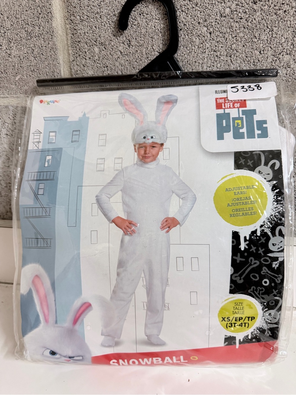 Secret Life of Pets Snowball Bunny Rabbit Costume